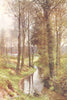 SURREY. Wey valley. Water Lane, east Horsley 1912 old antique print picture