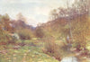 SURREY. Mole valley. budding year, Ockley 1912 old antique print picture