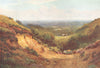SURREY. Pilgrims way. Gravel Pit, above Gomshall 1912 old antique print