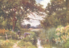 SURREY. Chobham 1912 old antique vintage print picture