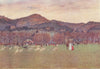 FLORENCE FIRENZE. Campo di Marte, looking towards Fiesole & Maiano. Italy 1905