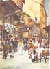 FLORENCE FIRENZE. Mercato Vecchio in 1884, before its destruction. Italy 1905