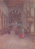 FIESOLE. Interior of the Cathedral. Italy 1905 old antique print picture