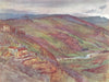 TUSCANY TOSCANA. The valley of the Mugnone looking North to Monte Senario 1905