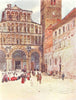 LUCCA. Duomo Cathedral of San Martino. Italy 1905 old antique print picture