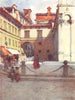 LUCCA. Piazza San Michele. Italy 1905 old antique vintage print picture