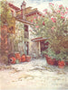 TUSCANY TOSCANA. A Tuscan Farm. Italy 1905 old antique vintage print picture