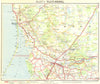 LITHUANIA. Tilsit-Klaipeda 1936 old vintage map plan chart