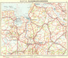 GERMANY. Oldenburg-Bremen 1936 vintage map plan chart