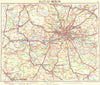 GERMANY. Berlin 1936 old vintage map plan chart