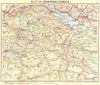 SWITZERLAND. Konstanz-Zurich 1936 old vintage map plan chart