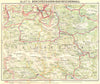 GERMANY. Berchtesgaden-Bad Reichenhall 1936 old vintage map plan chart