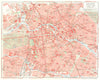 GERMANY. Berlin Innere Stadt 1936 old vintage map plan chart