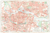 POLAND. Wrocław Wroclaw 1936 old vintage map plan chart