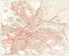GERMANY. Dresden Ubersichtsplan 1936 old vintage map chart