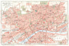 GERMANY. Frankfurt a 1936 old vintage map plan chart