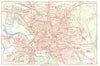 GERMANY. Hannover 1936 old vintage map plan chart