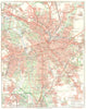 GERMANY. Leipzig 1936 old vintage map plan chart