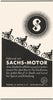 GERMANY. Sachs-Motor 1936 old vintage print picture