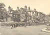 HAMPTON COURT GREEN. Old Court House. London. By Norman Janes 1946 print