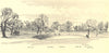 LONDON. Ham Common. By W Fairclough 1946 old vintage print picture