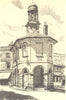 GODALMING. The Town Hall. Surrey. By GW Hooper 1946 old vintage print picture