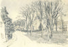 ESSEX. Wethersfield. By HE Du Plessis 1947 old vintage print picture
