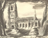 LAVENHAM. SS. Peter and Paul's. Suffolk. By Rowland Suddaby 1947 old print