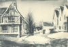 LAVENHAM. Lady Street. Suffolk. By Rowland Suddaby 1947 old vintage print