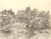 ORFORD. St. Bartholomew's, from the North-West. Suffolk. By Louisa Puller 1947
