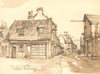 NEWMARKET. Market Street. Suffolk. By Raymond T Cowern 1947 old vintage print