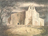 FAXTON. St. Denis's - Exterior. Northamptonshire. By John Piper 1947 old print