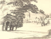 NORTHAMPTONSHIRE. Bulwick. By SR Badmin 1947 old vintage print picture
