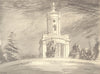 NORMANTON. St. Matthew's. Northamptonshire. By John Piper 1947 old print