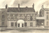 KING'S LYNN. A House. Norfolk. By Barbara Jones 1947 old vintage print picture