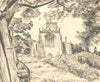 THIRSK. St. Mary the Virgin's. Yorkshire. By Michael Rothenstein 1947 print