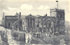 WHITBY. St. Mary's - Exterior. Yorkshire. By Kenneth Rowntree 1947 old print