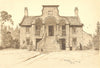 STYDD. Cottage Almshouses. Lancashire. By W Fairclough 1948 old vintage print