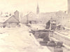 MANCHESTER. Ship Canal, Water Street. Lancashire. By Albert T Pile 1948 print