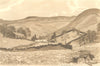 DERWENT DALE. Grainfoot Farm. Derbyshire. By Kenneth Rowntree 1948 old print