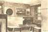 DERBYSHIRE. Smoke Roomthe Ashopton Inn. By Kenneth Rowntree 1948 old print