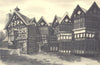 CHESHIRE. Little Moreton Hall. By Barbara Jones 1948 old vintage print picture