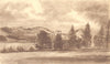 LLAN-Y-CIL. St. Beuno's. Wales. By Frances Macdonald 1948 old vintage print