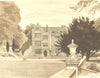 ECKINGTON. Woollas Hall. Worcestershire. By William Grimmond 1948 old print