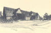 STONOR. White Pond Farm. Oxfordshire. By W Fairclough 1948 old vintage print