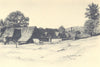STONOR. Upper Assenden Farm. Oxfordshire. By W Fairclough 1948 old print