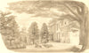 CHELTENHAM. Thirlestaine House. Gloucestershire. By Phyllis Ginger 1948 print