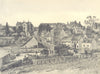 TETBURY. The Market. Gloucestershire. By Louisa Puller 1948 old vintage print
