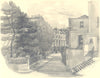 CLIFTON. The Paragon. Gloucestershire. By Phyllis Ginger 1948 old print