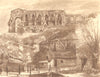 MALMESBURY. Abbey. Wiltshire. By Frances Macdonald 1949 old vintage print